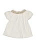 Unbranded Ivory Short Sleeve Blouse Size 7 (estimated) - photo 2