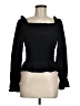 Renvy Black Long Sleeve Top Size M - photo 1