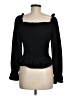 Renvy Black Long Sleeve Top Size M - photo 2