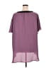 Torrid 100% Polyester Purple Short Sleeve Blouse Size 5X Plus (5) - photo 2