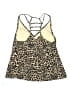 Aqua Green Animal Print Multi Color Brown Swimsuit Cover Up Size M - photo 2