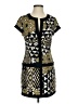 BCBGMAXAZRIA Graphic Black Casual Dress Size S - photo 1