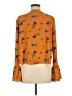 Mimi Chica Orange Long Sleeve Blouse Size M - photo 2