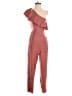 Assorted Brands 100% Polyester Solid Burgundy Jumpsuit Size S - photo 1
