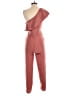 Assorted Brands 100% Polyester Solid Burgundy Jumpsuit Size S - photo 2