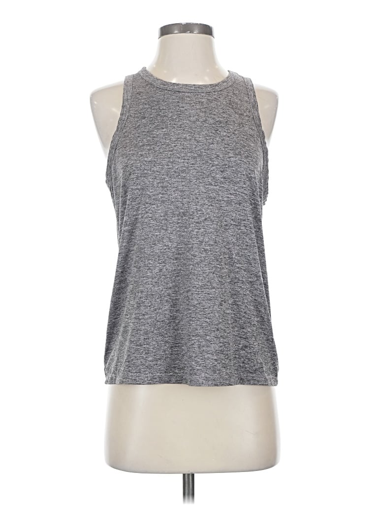 Pre-owned Fabletics Sleeveless T-shirt In Gray