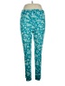 Lularoe Print Teal Blue Active Pants Size 1X (Tall & Curvy) - photo 1