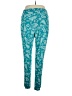 Lularoe Print Teal Blue Active Pants Size 1X (Tall & Curvy) - photo 2