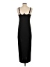 Something Navy Solid Black Casual Dress Size S - photo 2