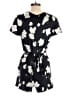 Club Monaco 100% Polyester Floral Black Romper Size 00 - photo 2