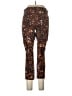 Anthropologie Print Brown Active Pants Size 10 - photo 2