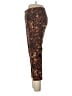 Anthropologie Print Brown Active Pants Size 10 - photo 5
