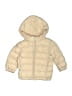 Uniqlo 100% Nylon Solid Ivory Snow Jacket Size 12-18 mo - photo 1