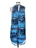BB Dakota 100% Polyester Tie-dye Blue Casual Dress Size XS - photo 2