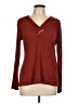 Assorted Brands Solid Burgundy Pullover Sweater Size L - photo 1
