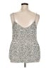 A Beautiful Soul 100% Polyester Polka Dots Ivory Sleeveless Blouse Size 2X - photo 2