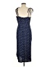 Shein 100% Polyester Polka Dots Blue Casual Dress Size 8 - 10 - photo 2