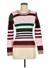 Parker Color Block Burgundy Pullover Sweater Size M - photo 1