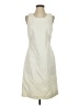 Evan Picone Chevron-herringbone Ivory Cocktail Dress Size 4 - photo 1