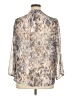 Veronica M. 100% Polyester Silver 3/4 Sleeve Blouse Size XL - photo 2