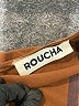 Roucha 100% Cotton Stripes Brown 3/4 Sleeve Blouse Size XL (estimated) - photo 6