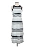 MNG Stripes Blue Casual Dress Size S - photo 1