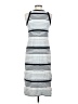 MNG Stripes Blue Casual Dress Size S - photo 2