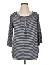 Chico's Black 3/4 Sleeve Blouse Size XL (3) - photo 1