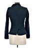 Elevenses Chevron-herringbone Blue Wool Blazer Size 6 - photo 2