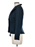 Elevenses Chevron-herringbone Blue Wool Blazer Size 6 - photo 5