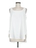 Wynne Layers 100% Polyester White Sleeveless Blouse Size M - photo 1