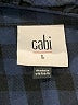 CAbi 100% Rayon Checkered-gingham Black Long Sleeve Button-Down Shirt Size L - photo 7
