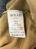 Wrap Tan 3/4 Sleeve Blouse Size 6 - photo 8