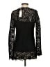 Gold Hawk Black Long Sleeve Blouse Size S - photo 2