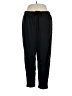 Hue Solid Black Track Pants Size 1X - 2X - photo 1