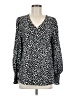Unbranded Black Long Sleeve Blouse Size M - photo 1