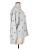 Simple Pleasures Print Gray Pullover Sweater Size 1X - photo 4