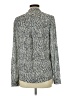 Unbranded Tweed Silver Long Sleeve Blouse Size L - photo 2