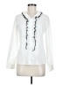 Doncaster Collection White Long Sleeve Blouse Size 6 - photo 1