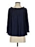 Banana Republic 100% Polyester Blue 3/4 Sleeve Blouse Size S - photo 1