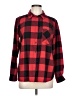 Divided by H&M Plaid Red Long Sleeve Button-Down Shirt Size 10 - photo 1