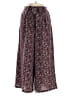 Bobeau Paisley Burgundy Casual Pants Size XS - photo 1
