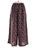 Bobeau Paisley Burgundy Casual Pants Size XS - photo 2