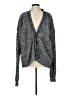 Assorted Brands 100% Acrylic Gray Cardigan Size L - photo 1