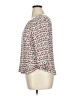 Gap 100% Rayon Ivory Red 3/4 Sleeve Blouse Size XL - photo 5