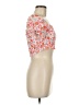 Shein 100% Polyester Orange Short Sleeve Top Size M - photo 4