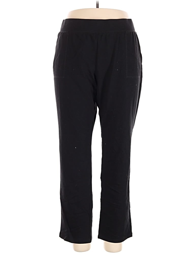 Pre-owned St. John's Bay Track Pants In Black