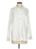 Etiquette Solid Ivory Long Sleeve Button-Down Shirt Size Sm - Med - photo 1