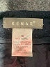 Kenar 100% Cotton Chevron-herringbone Black Casual Pants Size 10 - photo 7