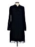 DKNY 100% Polyester Blue Casual Dress Size 10 - photo 1